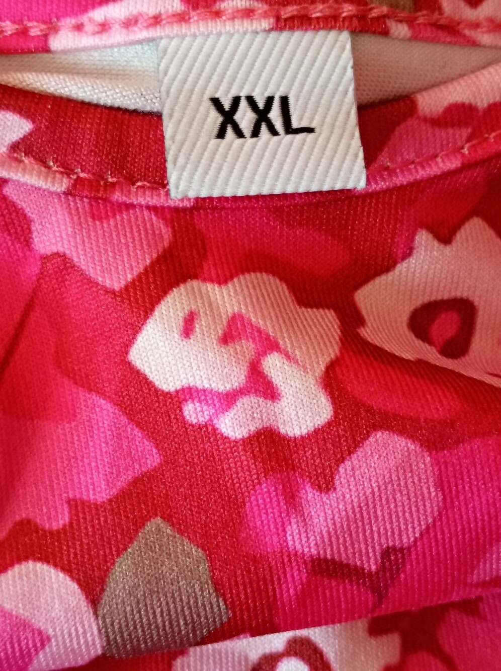 Pink Floral V-Neck Maxi DressSz XXL - Picture 7 of 7